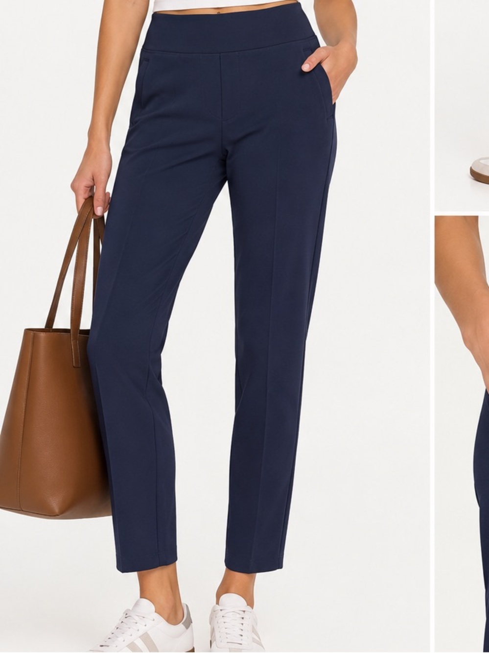 Athleta Endless High Rise Pant in Navy Blue 6